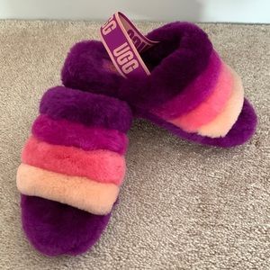UGG fluff sheepskin women’s slippers